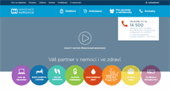 Desktop Screenshot of nemocnice-horovice.cz